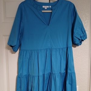 Blue dress